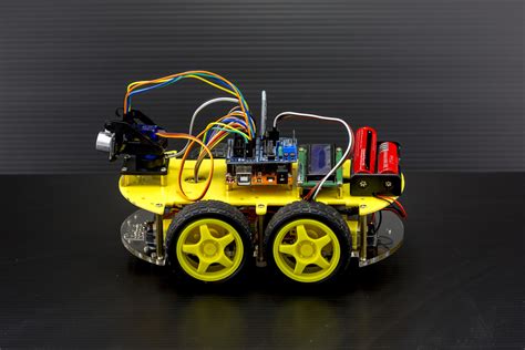 arduino robot metal chassis|Arduino 4 wheel drive robot.